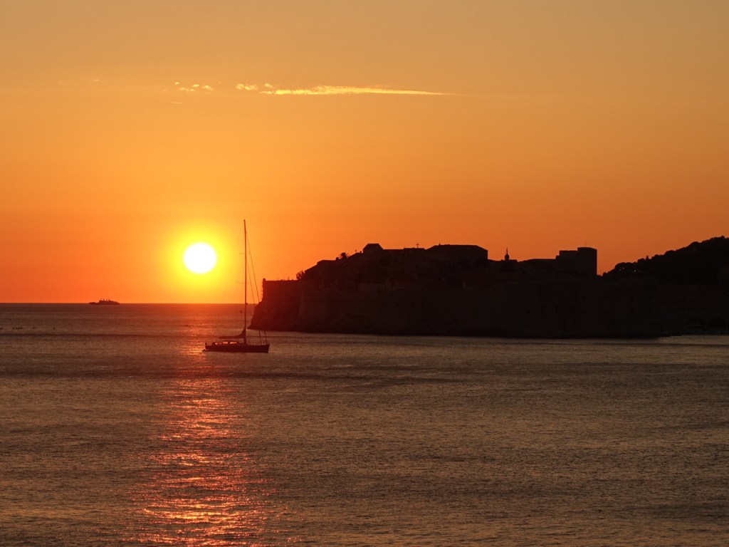 ドブロブニク夕景